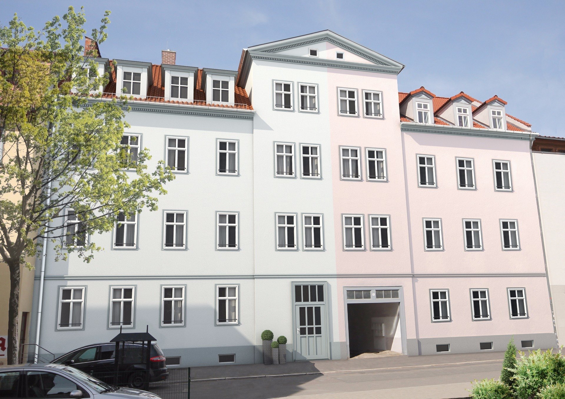 Bauträgerreferenz Mehrfamilienhäuser in ErfurtAltstadt